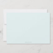 Geluksmeisje Fietspartij Afscheidsfeestje Kaart (Achterkant)