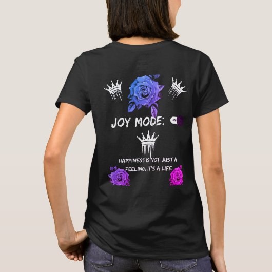 Geluksmodus: AAN T-shirt (Achterkant)