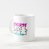Geluksnummer 24 koffiemok (Voorkant links)