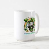Geluksolifant Regenboog Charme Koffiemok (Voorkant rechts)