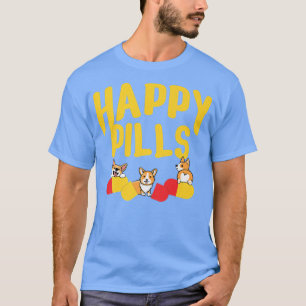 Gelukspillen, Grappige Corgi, Hond Liefhebber Voor T-shirt