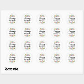 Gelukspost Sticker - bloemendesign!! (Vel)
