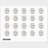Gelukspost Sticker - bloemendesign!! (Vel)