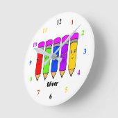 Gelukspotloden! Acrylaat wandklok (Hoek)