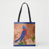 geluksprint van de blauwe vogel tote bag (Voorkant)