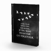 Geluksquote als u samen wilt gaan fotoblokken (Rechts)