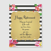 Geluksquote bij pensionering Afscheids cadeau (Voorkant)