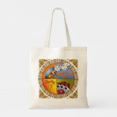 Geluksroulette tote bag (Achterkant)