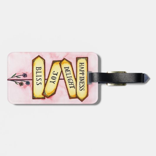 Geluksstraat Bagagelabel (Achterkant horizontaal)