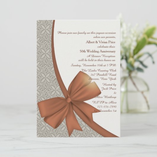 Geluksuitnodiging Kaart (Staand voorkant)