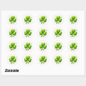 Geluksvierblad sticker – Schattig geluk (Vel)