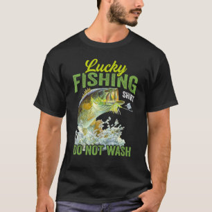 Geluksvissen Niet Wassen Voor Visser T-shirt