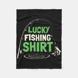 Geluksvisstangen Visser Funny Fishing Fish Gi Fleece Deken