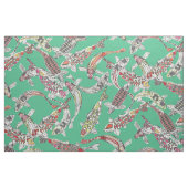 geluksvogel groen stof (Fat Quarter)