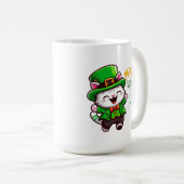 Geluksvogel Leprechaun Kat Koffiemok (Voorkant rechts)