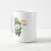 Geluksvogel Leprechaun Kat Koffiemok (Voorkant links)
