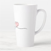 geluksvogel ( liefde is koffie ) latte mok (Rechts)