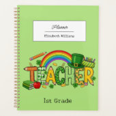 Geluksvogel om leraar te zijn op St. Patrick's Day Planner (Voorkant)