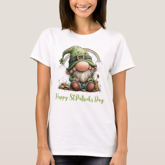 Geluksvogel onder de Regenboog T-shirt (Voorkant)