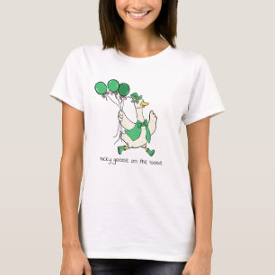 Geluksvogel op vrije voeten St. Patrick's Day T-shirt