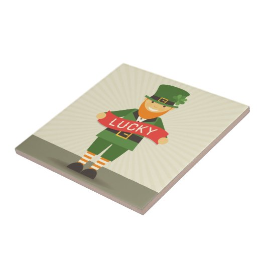 geluksvogel tegeltje (Zijkant)