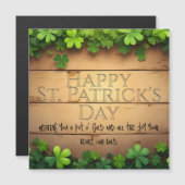 Gelukswensen met St. Patrick's Day 🍀 (Voorkant / Achterkant)
