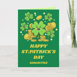 Gelukswensen St. Patrick's Dag Kaart
