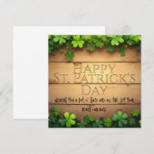 Gelukswensen voor St. Patrick's Day 🍀 (Voorkant / Achterkant)