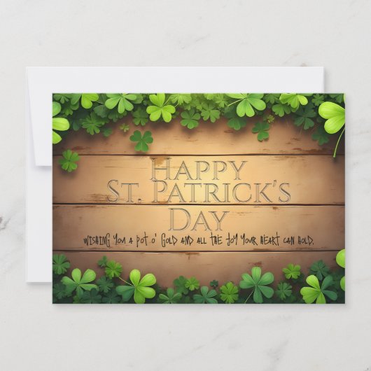 Gelukswensen voor St. Patrick's Day 🍀 (Voorkant)