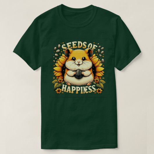 gelukszaden Schattigee hamster T-shirt (Design voorkant)