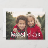 Gelukwaadste Feestdagen Volledige Foto rustig mode Feestdagenkaart (Voorkant)