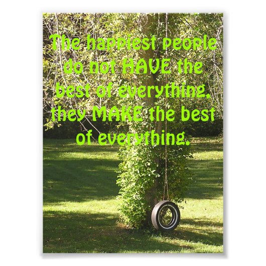 Gelukwaadste mensen foto afdruk (Voorkant)