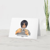 Gelukwens op uw (Engels) rijbewijs Kaart (Achterkant)