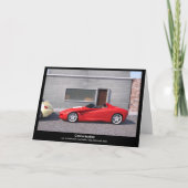 Gelukwens op uw (Engels) rijbewijs Kaart (Voorkant)