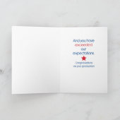 Gelukwens van de Afstuderen van de Opleiding van Kaart (Binnen)