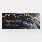 Gelukwensen aan de koppellijn spandoek (Horizontaal)