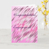 Gelukwensen aan u allebei bij het uw Verloving Kaart (Gele Bloem)