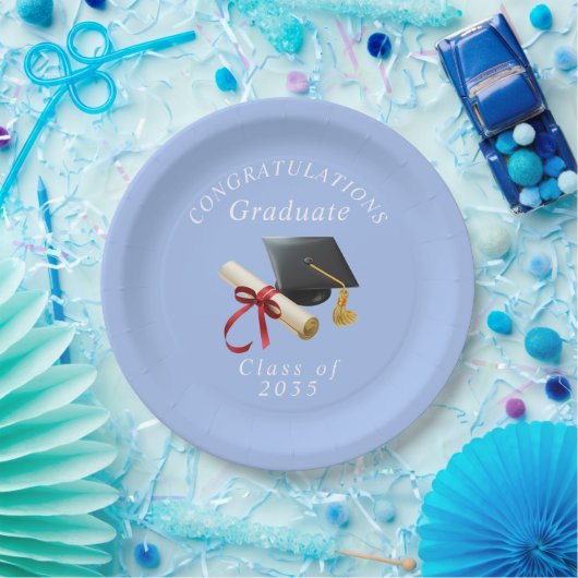 Gelukwensen Afgestudeerde Mortel Bord Diploma (Feest)