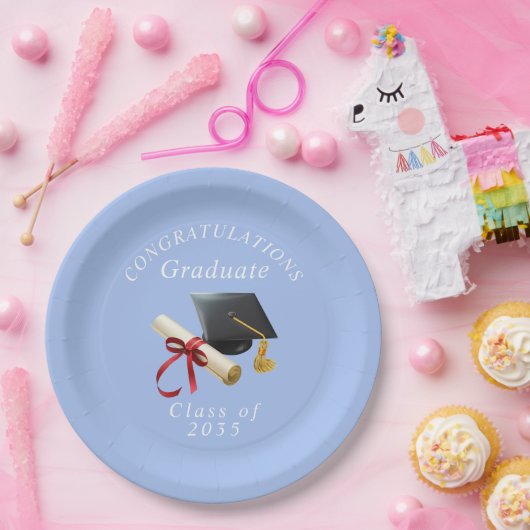 Gelukwensen Afgestudeerde Mortel Bord Diploma (Feest)