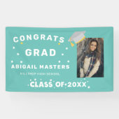 gelukwensen afstudeerder sterren fotoparty banner (Horizontaal)