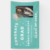 gelukwensen afstudeerder sterren fotoparty banner (Verticaal)