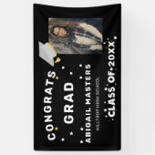 gelukwensen afstudeerder sterren fotoparty banner (Verticaal)