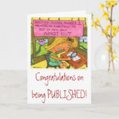 Gelukwensen bij de Publicatie! Kaart (Gele Bloem)