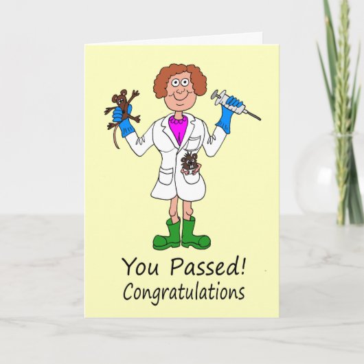 Gelukwensen bij Gekwalificeerd het Worden als Kaart (Voorkant)