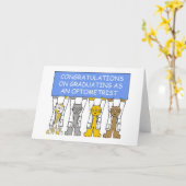 Gelukwensen bij het Een diploma behalen als Kaart (Gele Bloem)