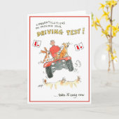 Gelukwensen bij het overgaan van uw drijftest kaart (Gele Bloem)