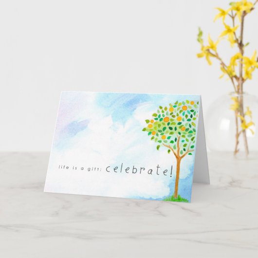 Gelukwensen bij uw goedkeuring kaart (Gele Bloem)