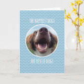 Gelukwensen, die de Hond van de Redding, Blauwe Kaart (Gele Bloem)