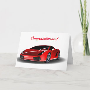 Gelukwensen die uw drijftest overgaan kaart