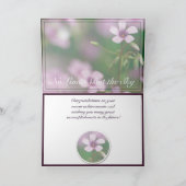 Gelukwensen - het Roze Wenskaart van de Kaart (Binnen)